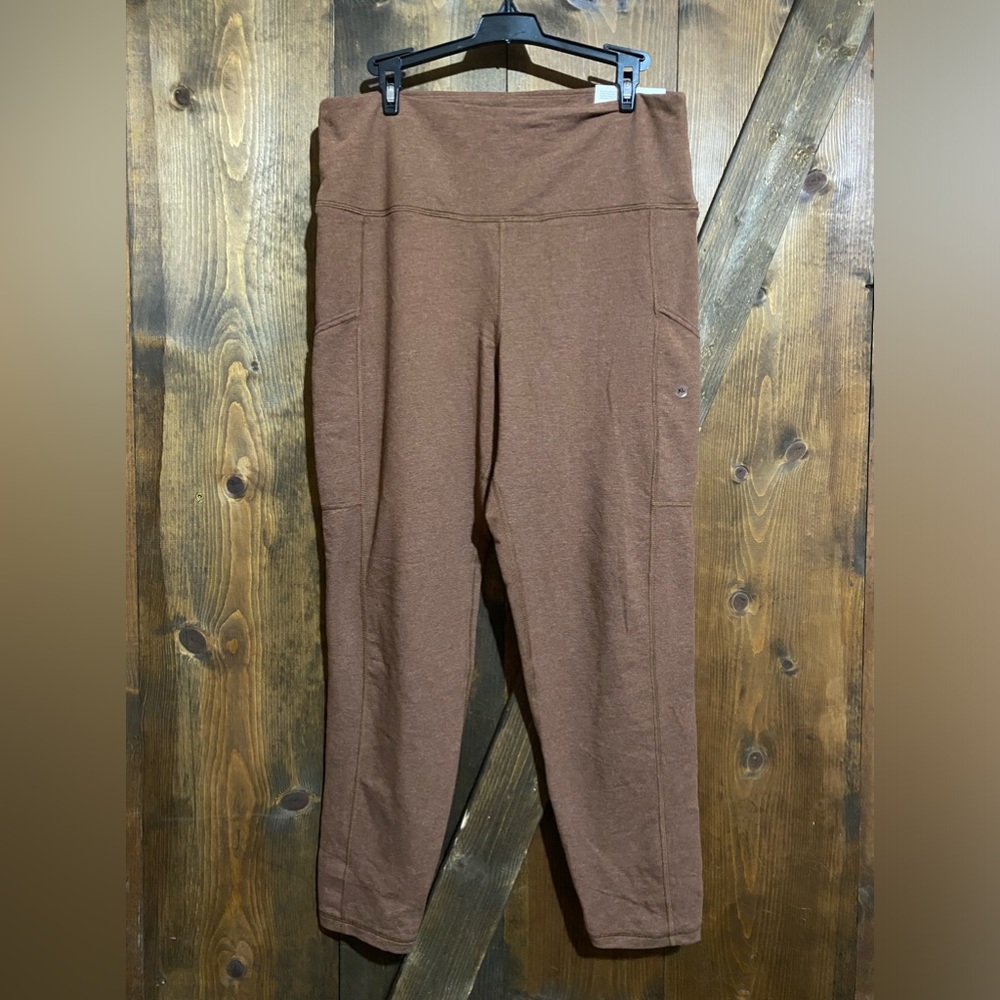 NWT Brown American Eagle The Everything Pocket Leggings, size XL reposting